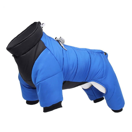 The Howling Hounds 0 Hook Loop Blue / Small Windproof Cosy Dog Jacket