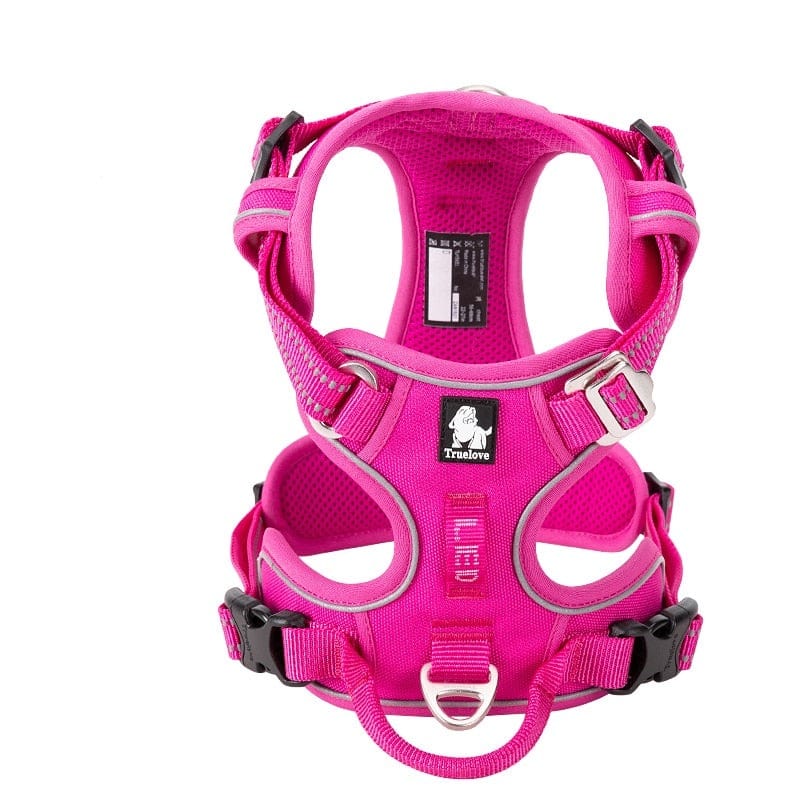 The Howling Hounds Fuchsia / XSmall Premium Adjustable Harness
